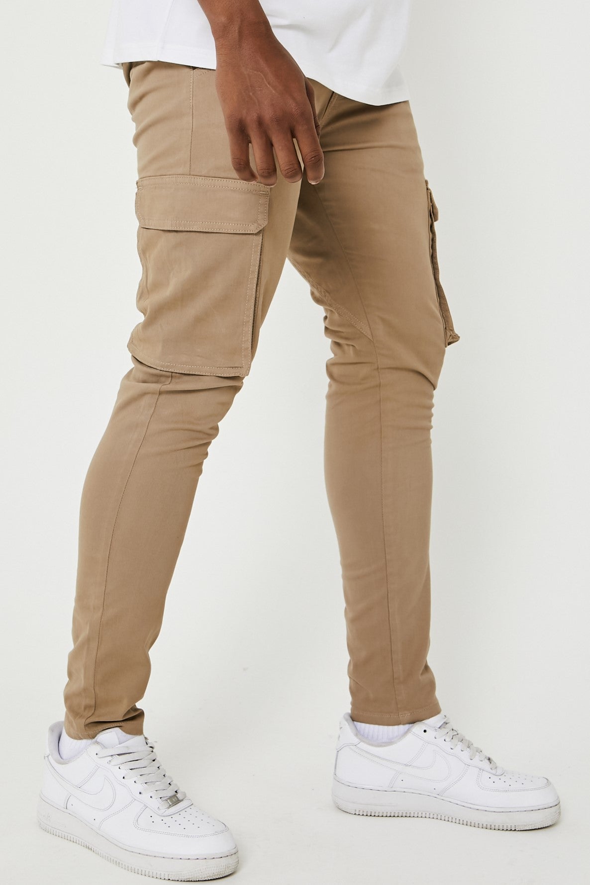 Milton Cargo Pants - Stone