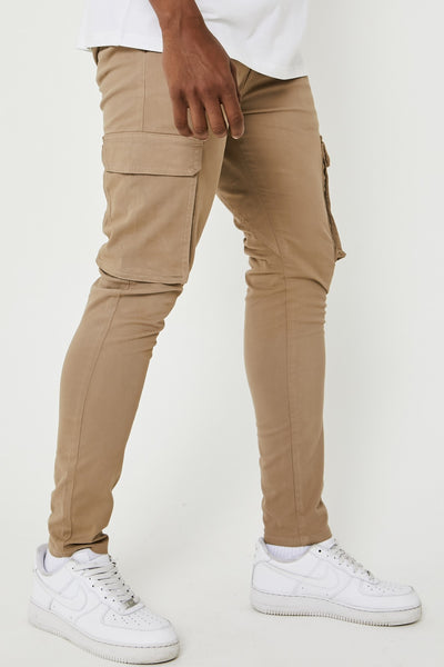 Milton Cargo Pants - Stone
