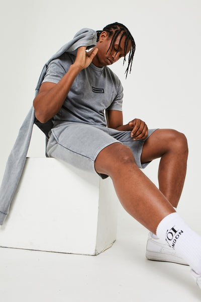 Orton Street Triple Set Short Tracksuit - Grey