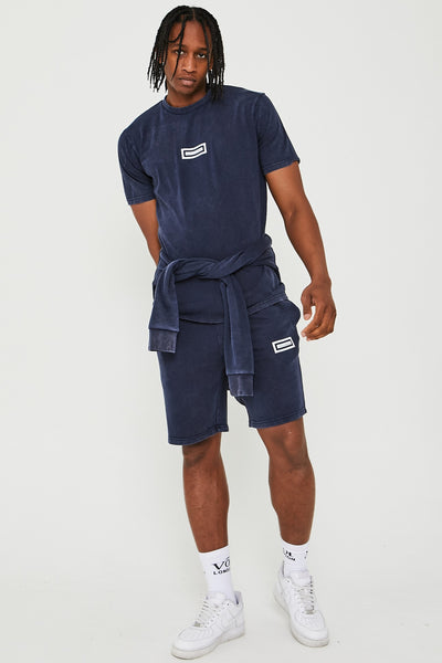 Orton Street Triple Set Short Tracksuit - Navy