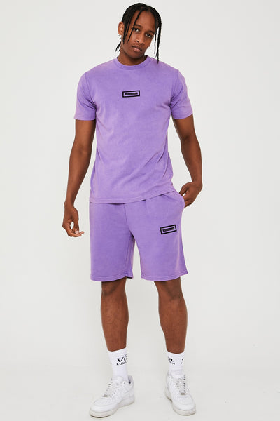 Orton Street Triple Set Short Tracksuit - Purple