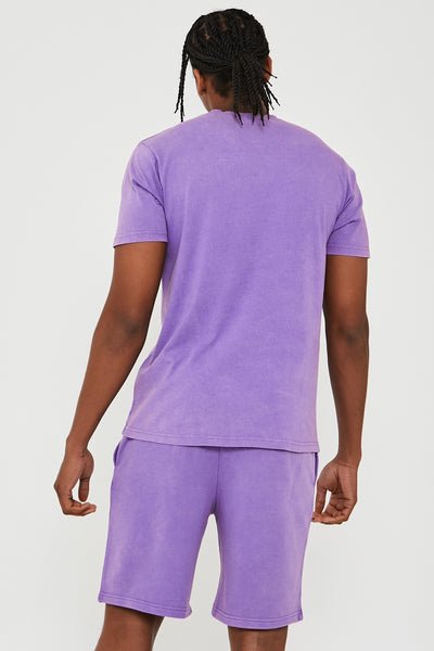 Orton Street Triple Set Short Tracksuit - Purple