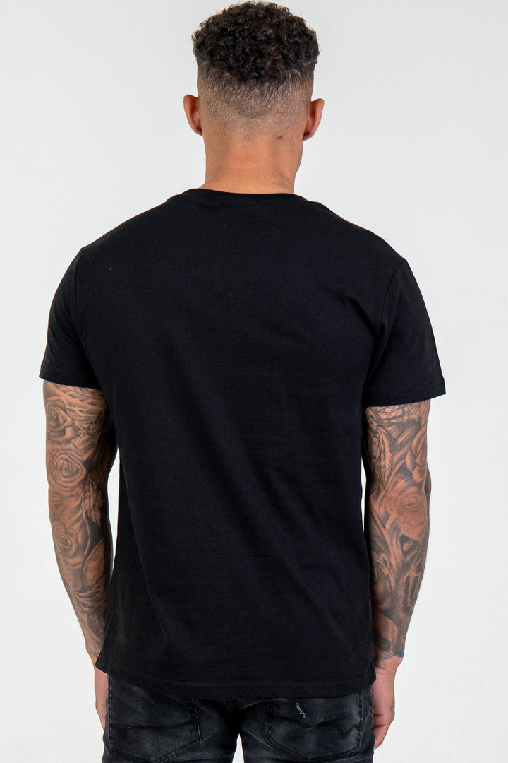 Chalcot Slim Fit 100% Cotton T-Shirt - Black