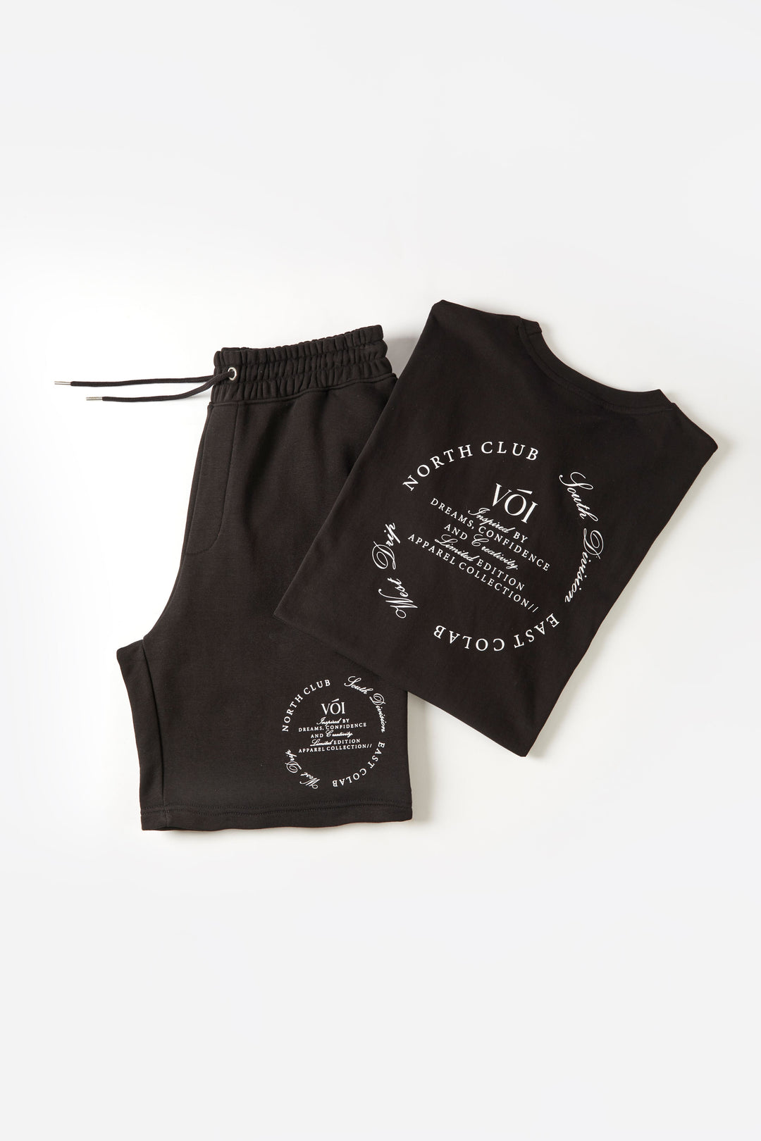 Camberwell T-Shirt & Shorts Set - Black
