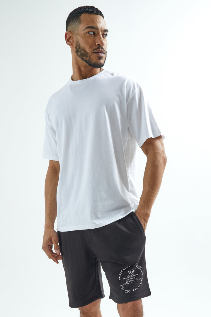 Camberwell T-Shirt & Shorts Set - White/Black