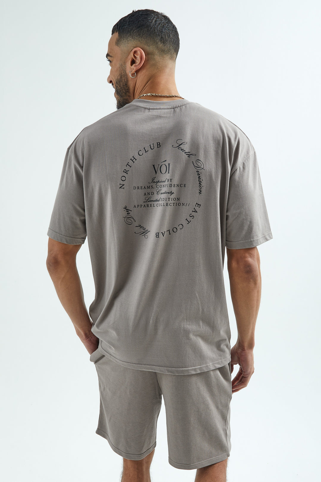 Camberwell T-Shirt & Shorts Set - Grey