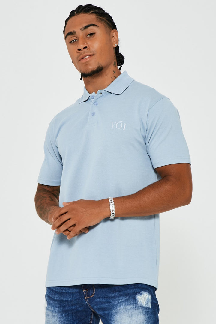 Rex Polo Shirt - Ice Blue