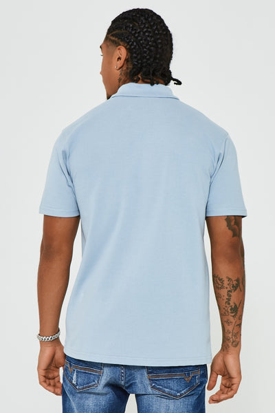 Rex Polo Shirt - Ice Blue