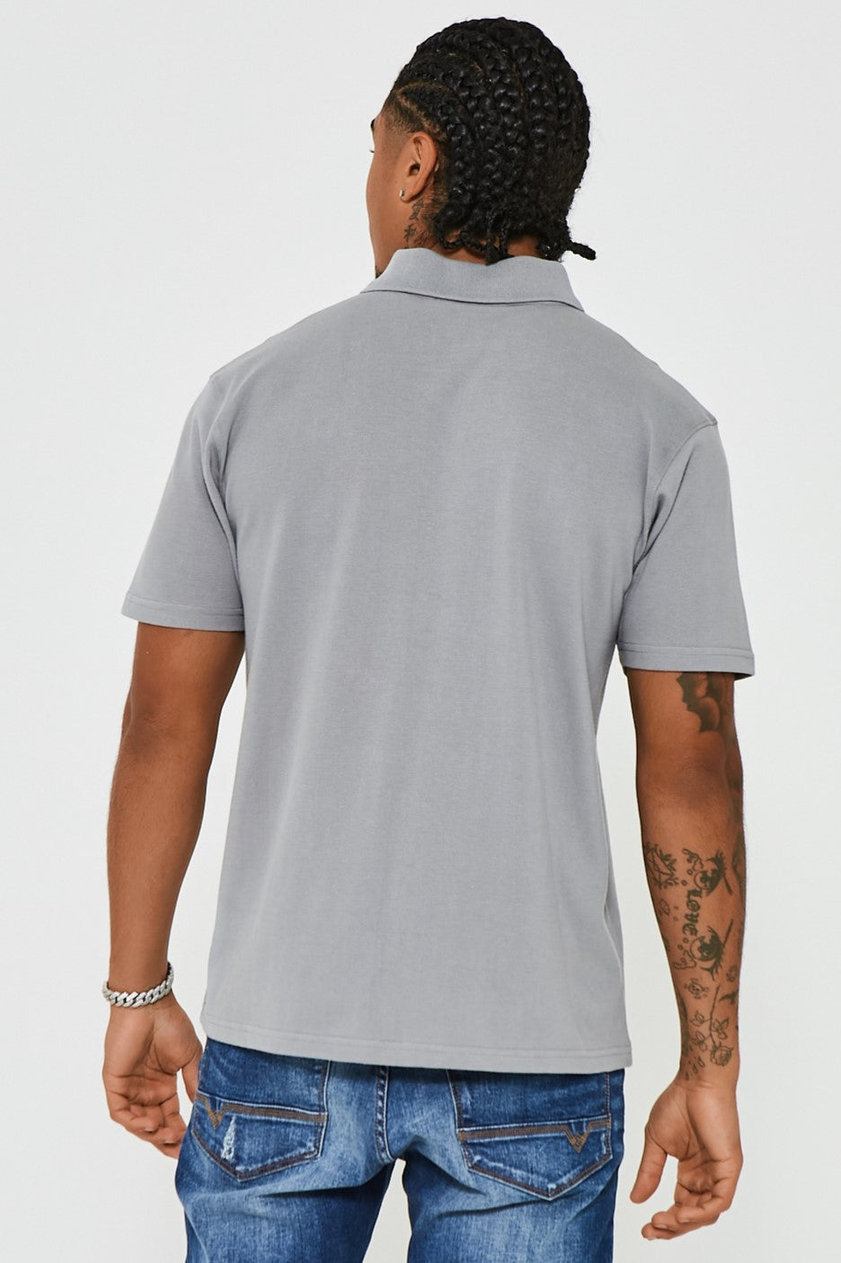 Rex Polo Shirt - Metal Grey