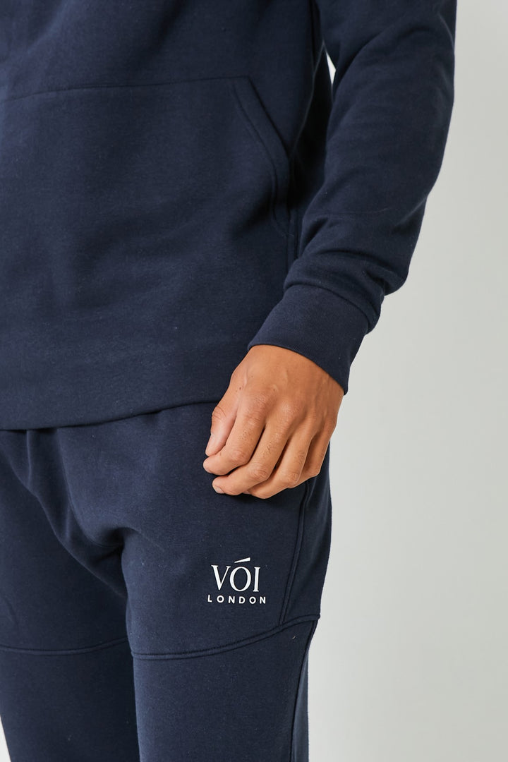 Rowland Street Fleece Tracksuit - Navy