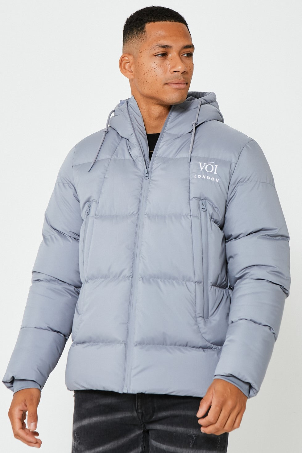 Uxbridge Puffer Jacket - Light Grey