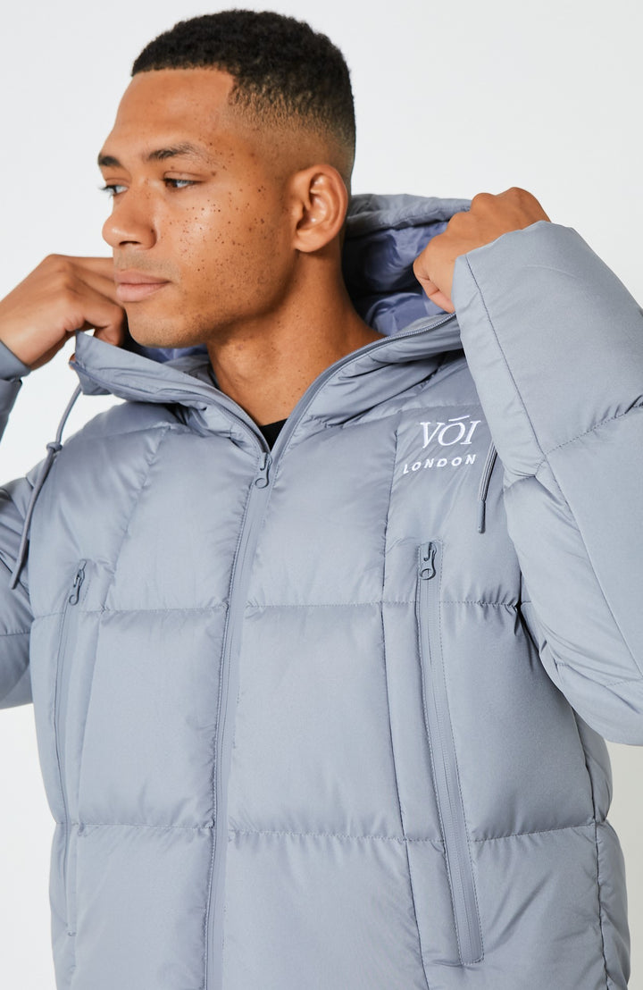 Uxbridge Puffer Jacket - Light Grey