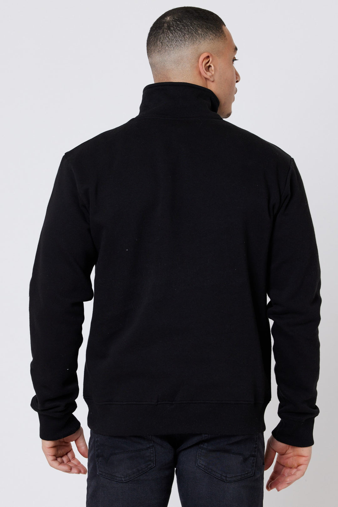 Westmount Fleece 1/4 Zip Jumper- Black