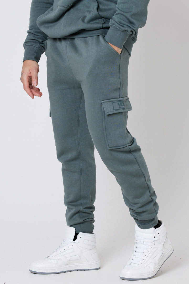 Darnley Road Cargo Fleece Jogger - Gun Metal