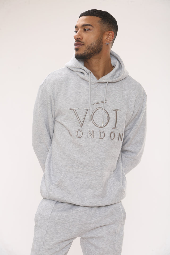 Mason Fleece Tracksuit - Grey Marl