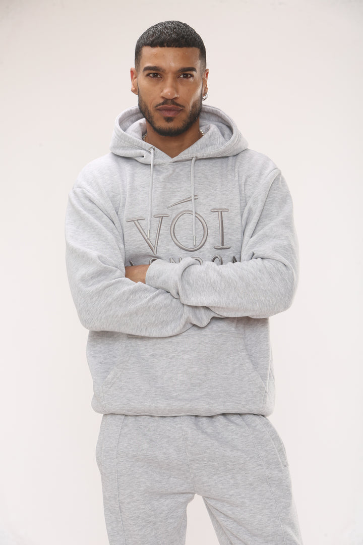 Mason Fleece Tracksuit - Grey Marl
