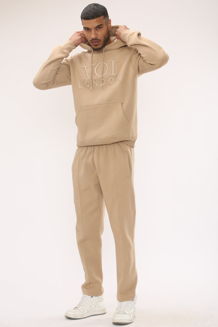 Mason Fleece Tracksuit - Tan