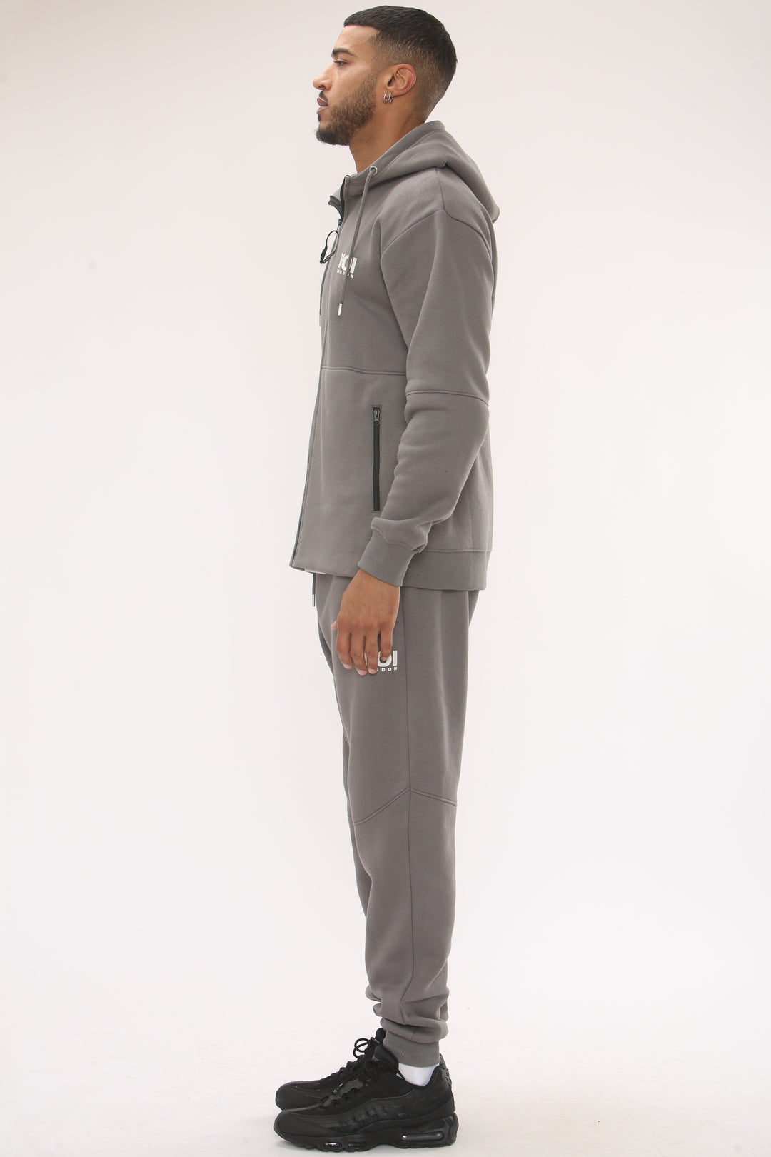 Holloway Road Fleece-Trainingsanzug - Schwarz