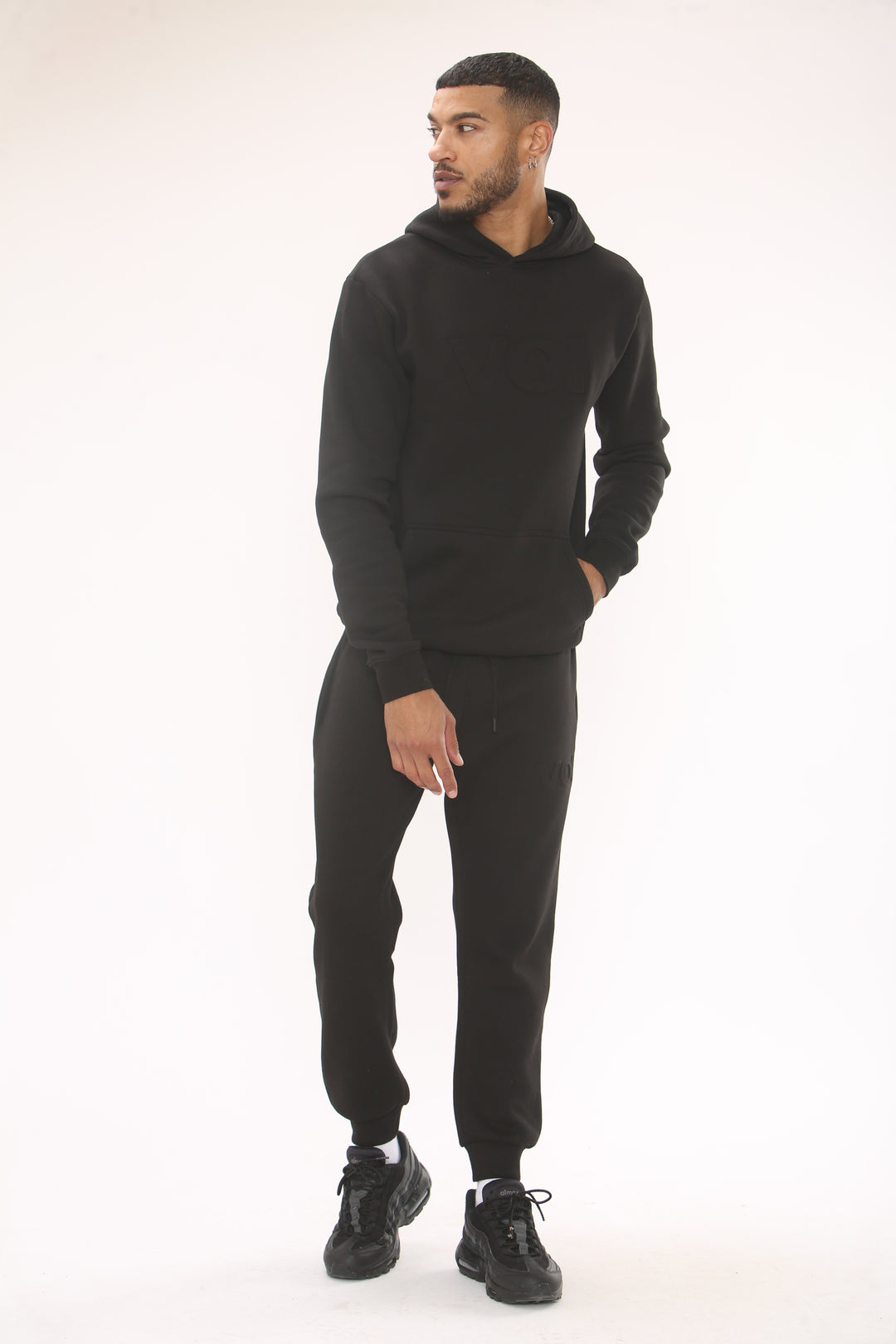 Temple Fleece Tracksuit - Black
