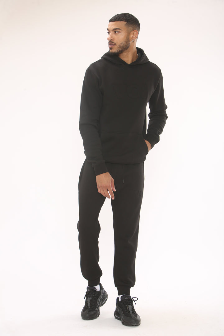 Temple Fleece Tracksuit - Black