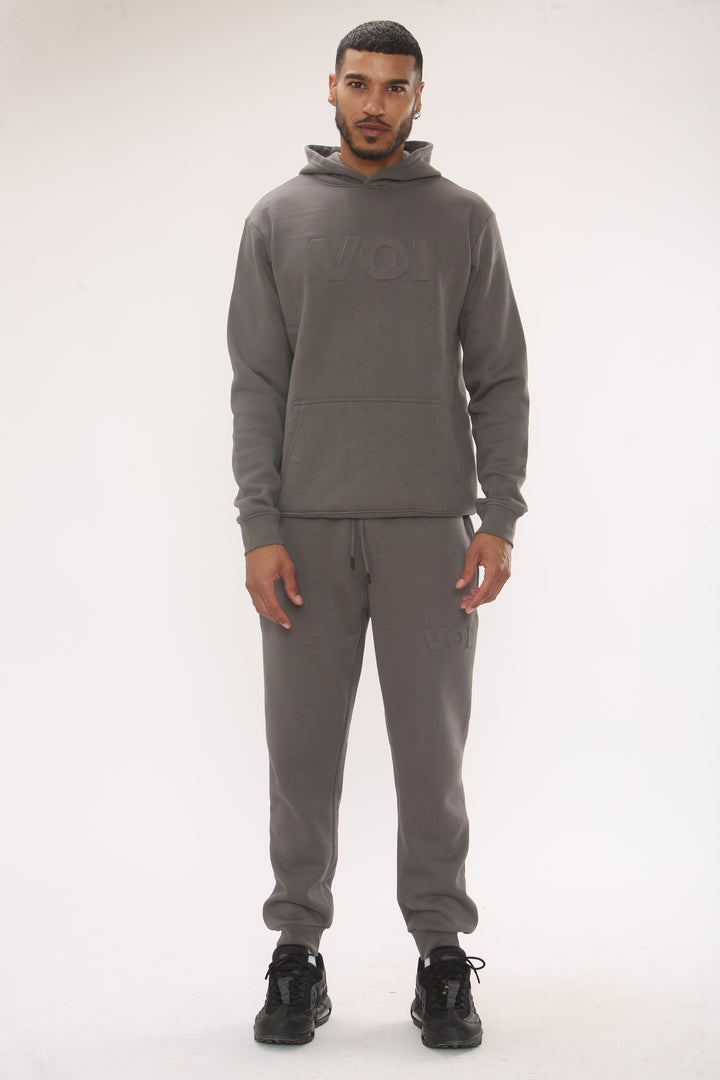 Temple Fleece Tracksuit - Pewter