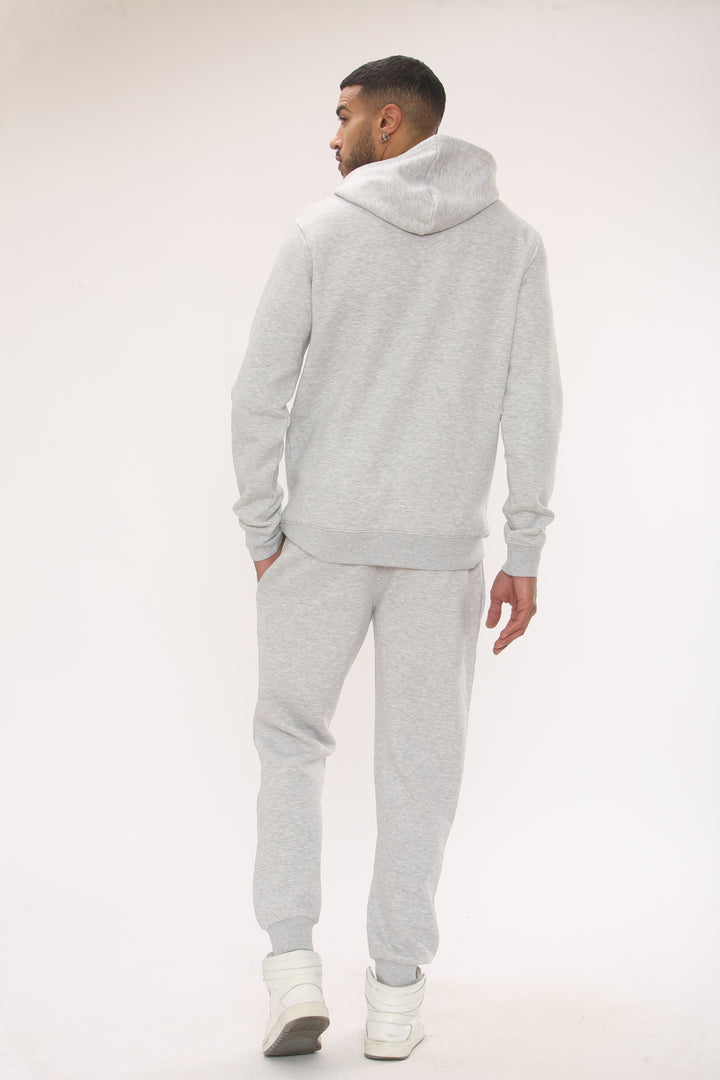 Temple Fleece Tracksuit - Grey Marl