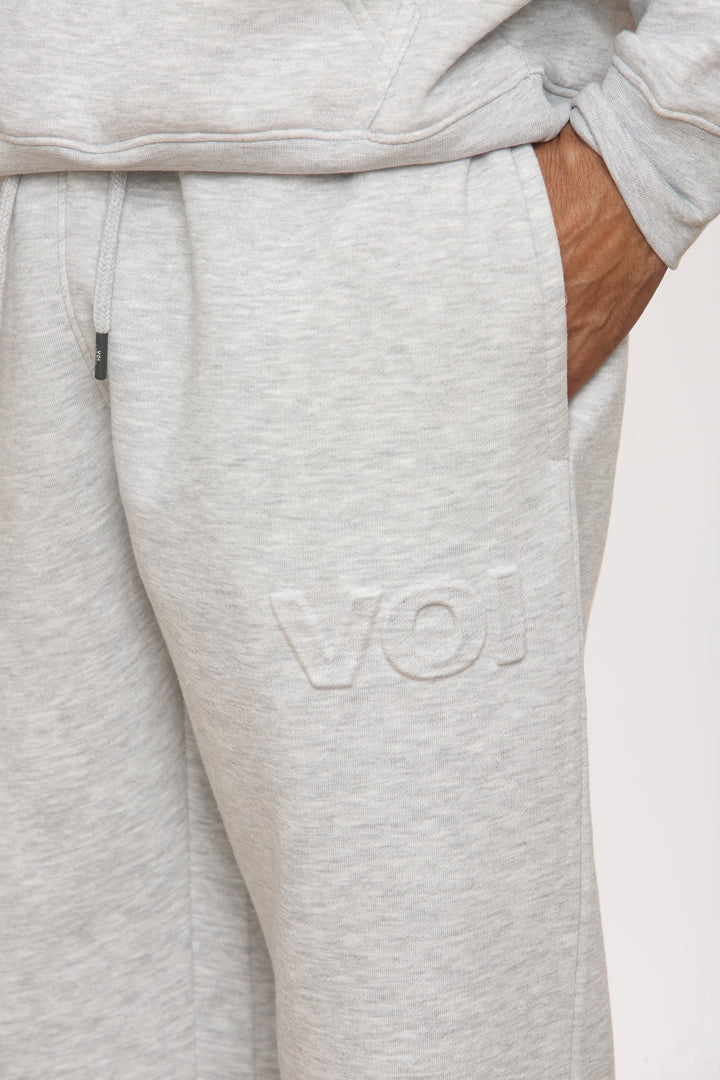 Temple Fleece Tracksuit - Grey Marl