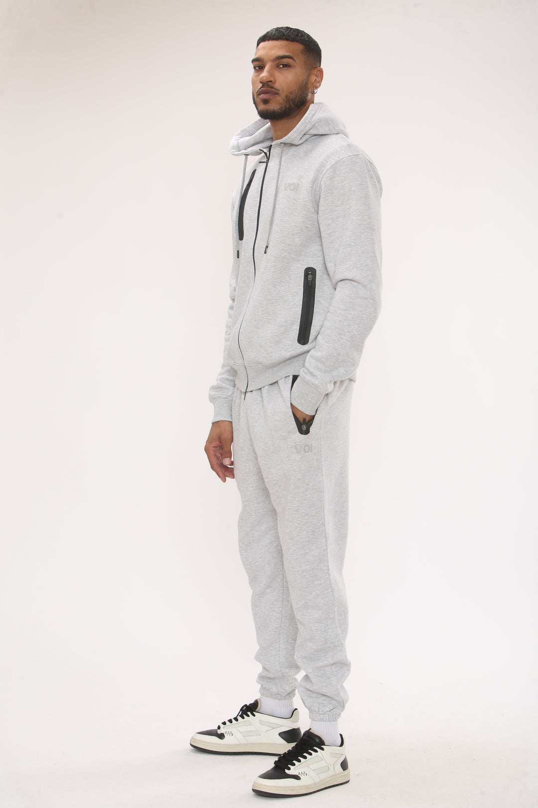 Oakwood Fleece Zip Tracksuit - Grey