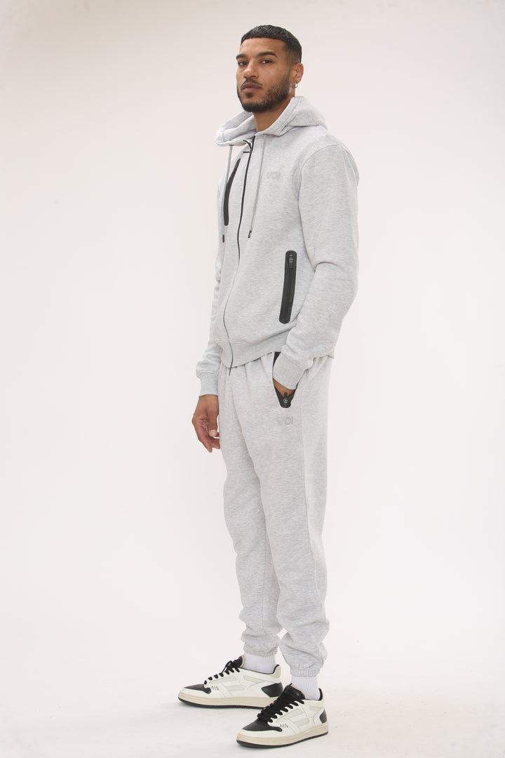 Oakwood Fleece Zip Tracksuit - Grey