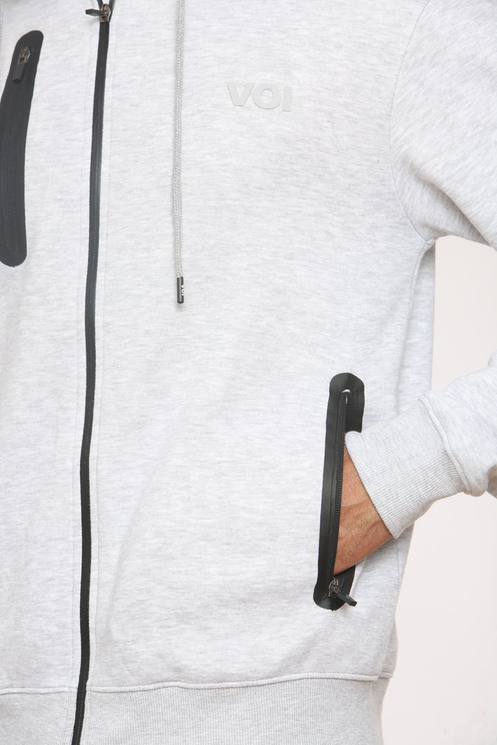 Oakwood Fleece Zip Tracksuit - Grey