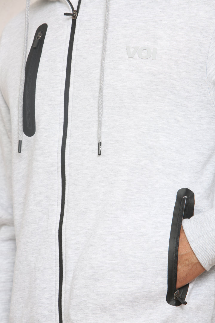 Oakwood Fleece Zip Tracksuit - Grey