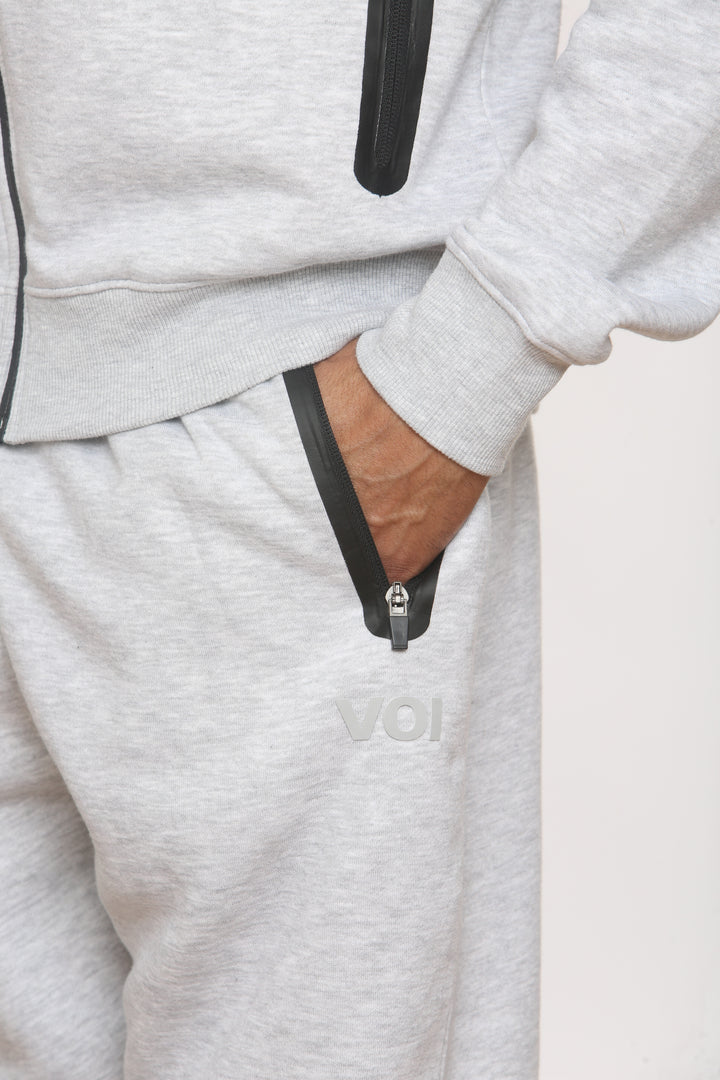 Oakwood Fleece Zip Tracksuit - Grey