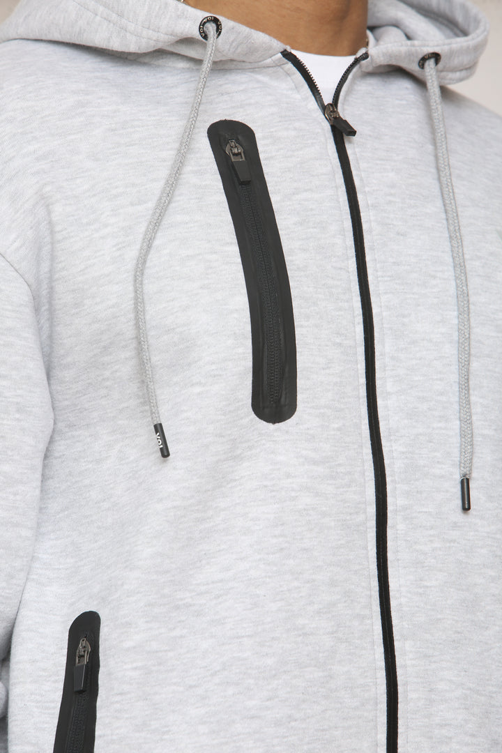 Oakwood Fleece Zip Tracksuit - Grey