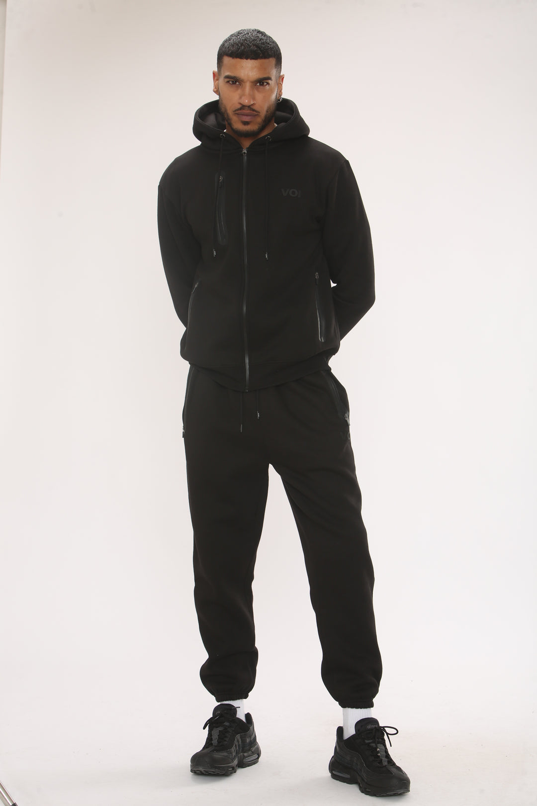 Oakwood Fleece Zip Tracksuit - Black