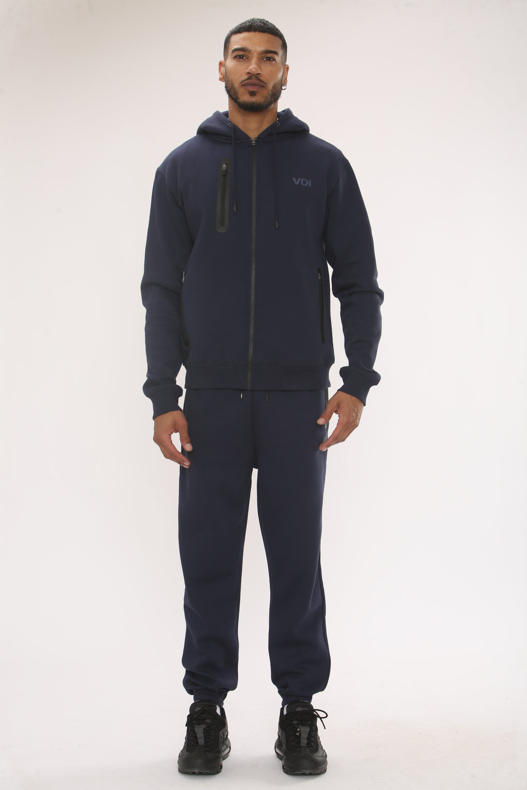 Oakwood Fleece Zip Tracksuit - Navy