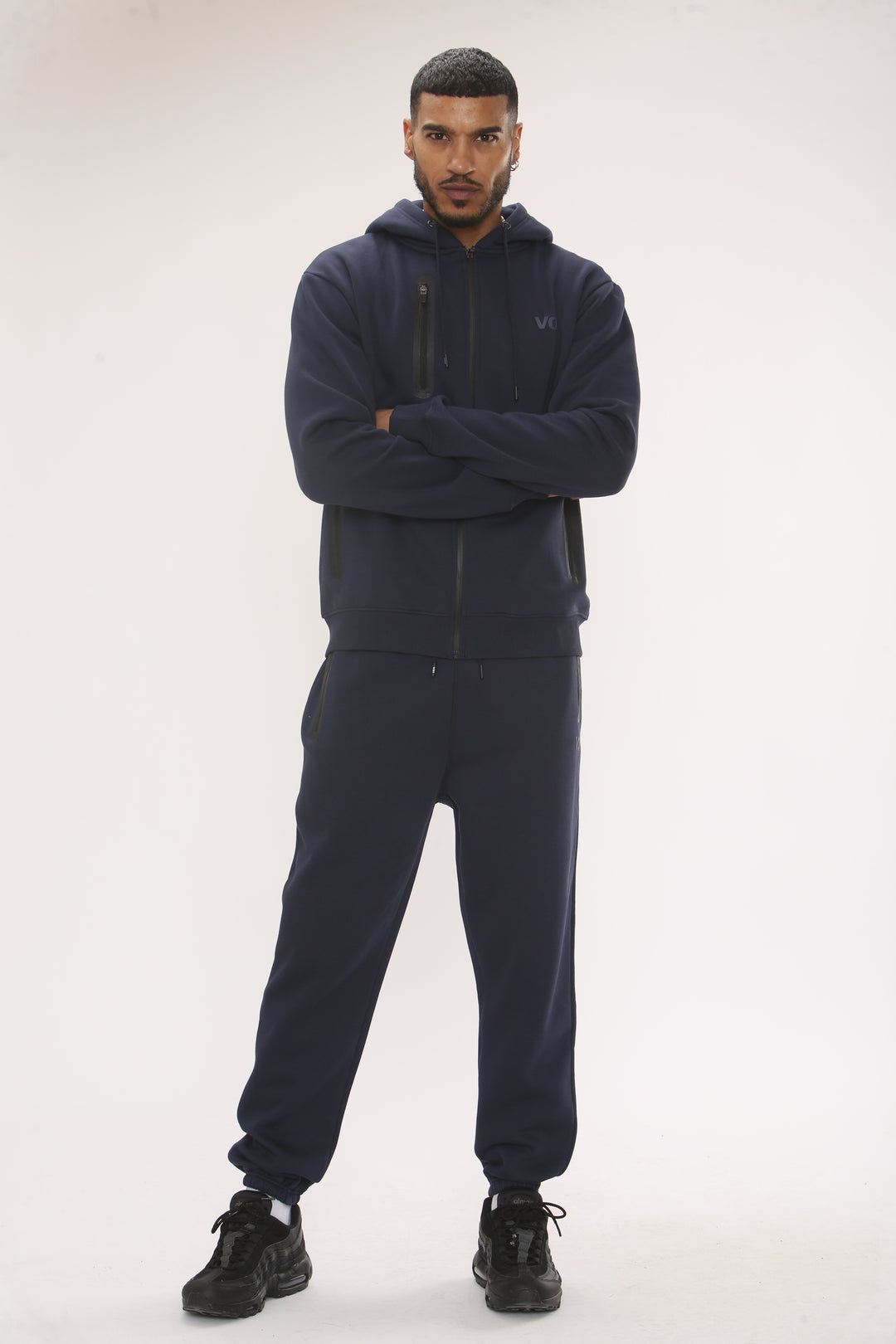 Oakwood Fleece Zip Tracksuit - Navy