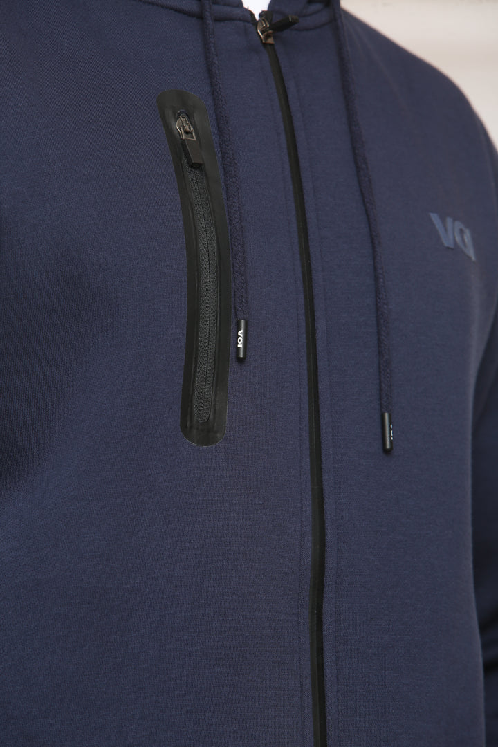 Oakwood Fleece Zip Tracksuit - Navy