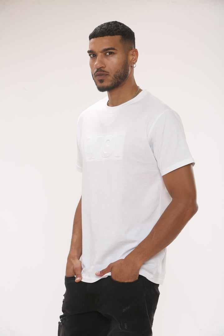 Capital Regular Fit Cotton T-Shirt - White