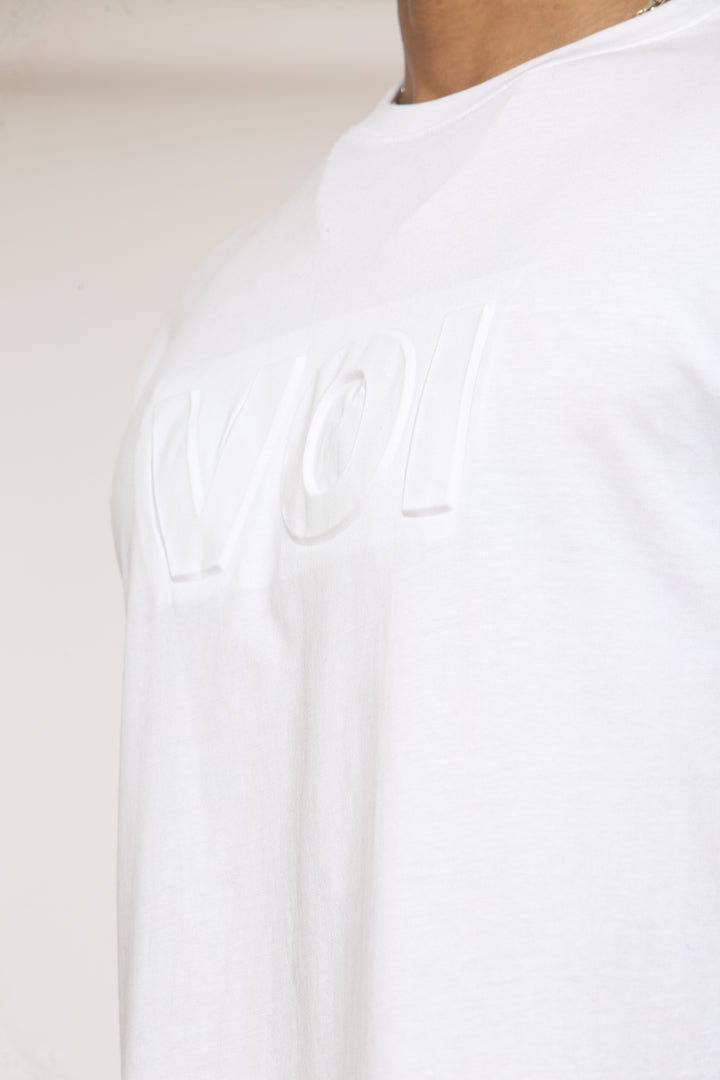 Capital Regular Fit Cotton T-Shirt - White