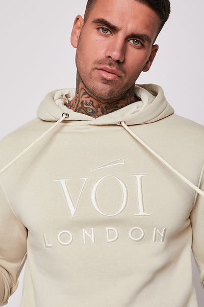 Holloway Road Over the Head Hoody Tracksuit - Sand