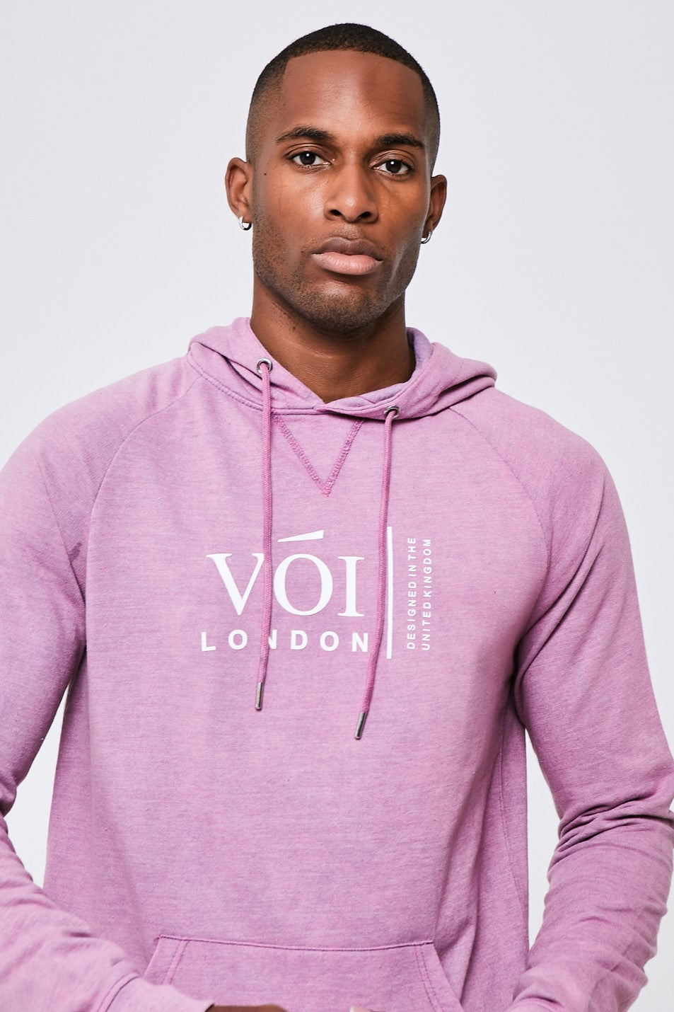 Queensway Acidwash Hoodie- Burgundy