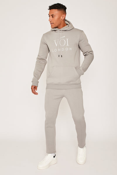 Holloway Road Over the Head Hoody Tracksuit- Grey