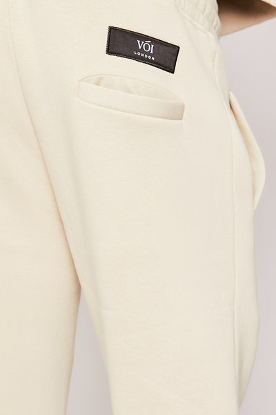 Holloway Road Over the Head Hoody Tracksuit - Cream