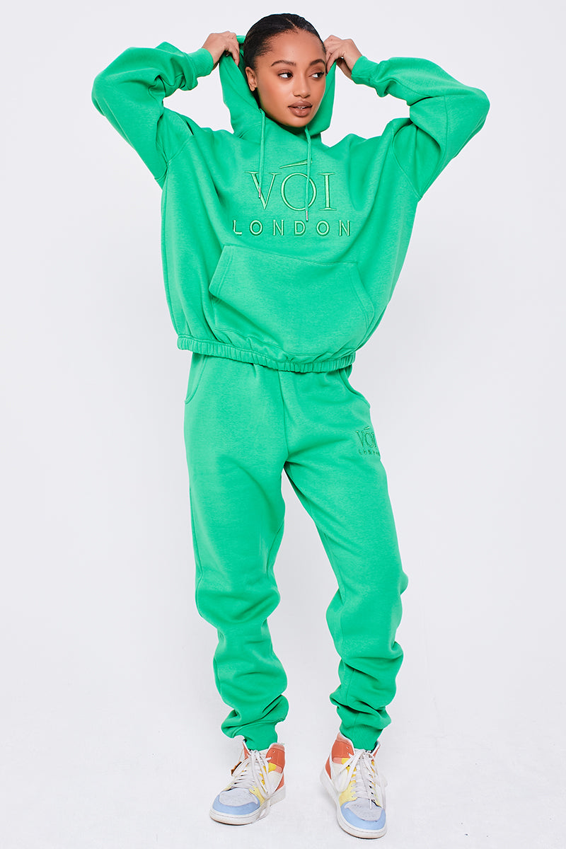 Essential Oversized Tracksuit - Island Green