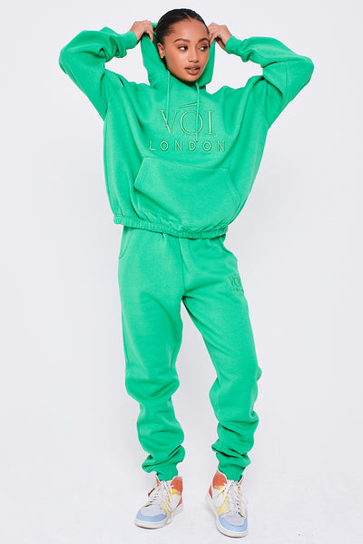 Essential Oversized Tracksuit - Island Green