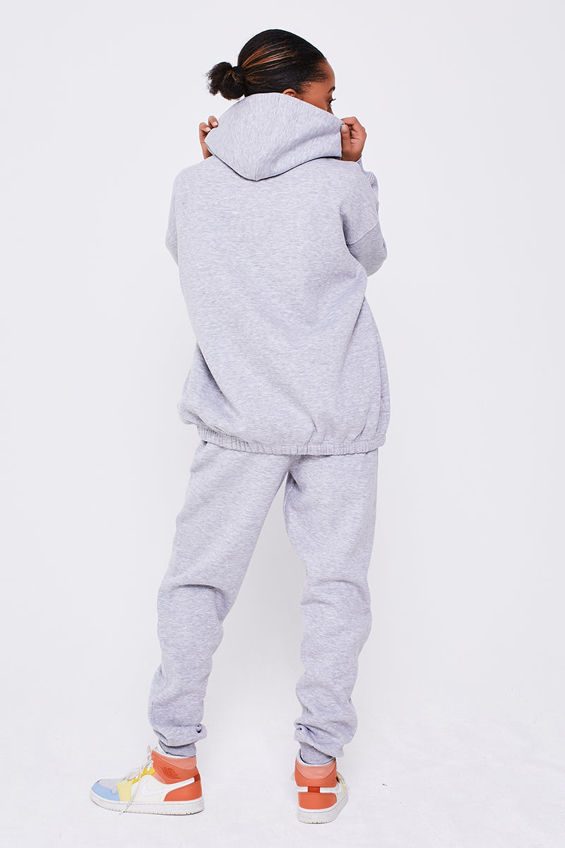 Essential Oversized Tracksuit - Grey