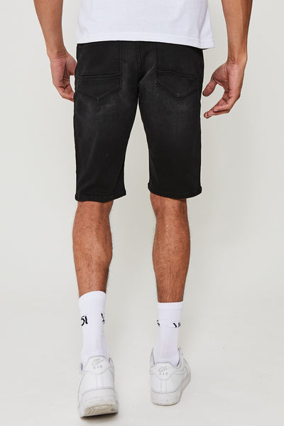 Esher Denim Short - Black