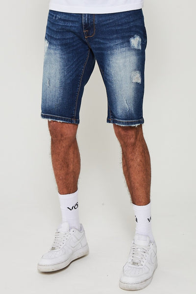 Barlow Denim Short - Mid Blue