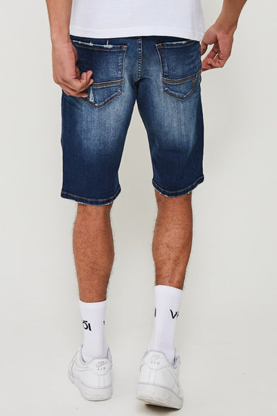 Barlow Denim Short - Mid Blue