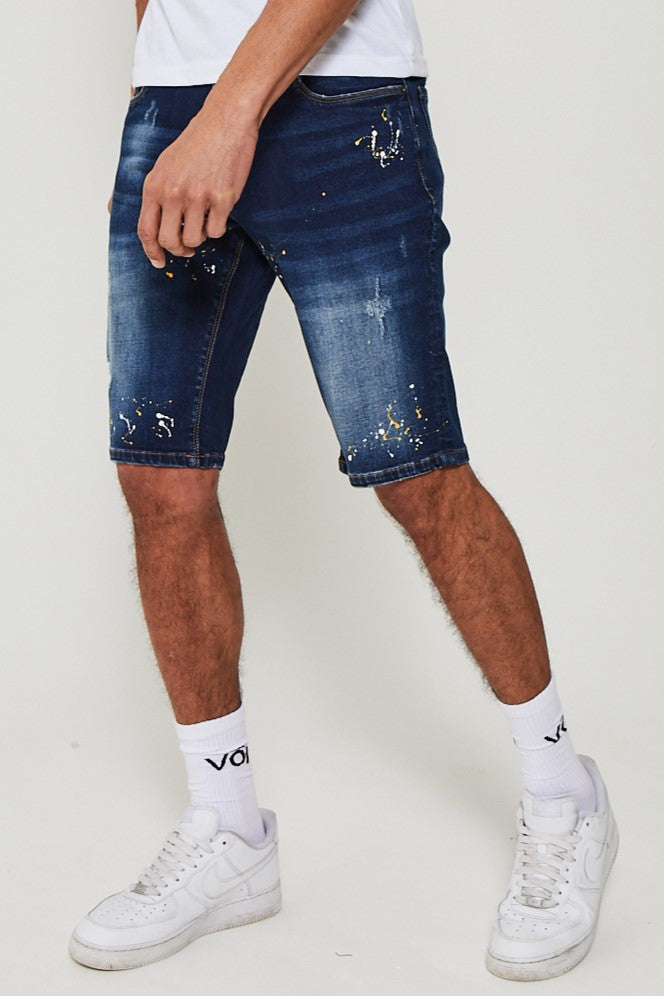 Bempton Denim Short - Donkerblauw